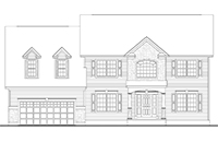 Amadore Homes ARLINGTON Collection American Farmhouse Elevation