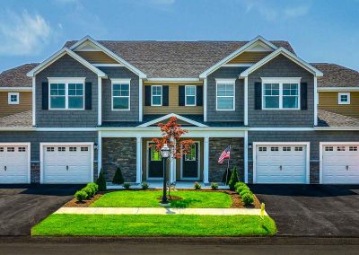 exterior of four unit building at canterbury crossing