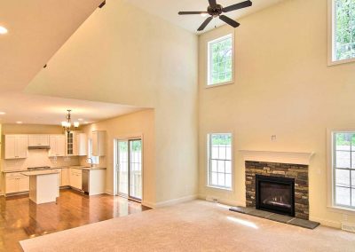 two-story great room at sable woods