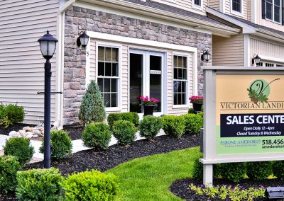 exterior of victorian landings sales center