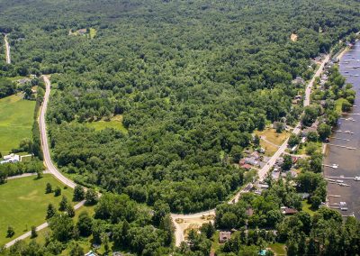 aerial photo of the future winding brook estates site