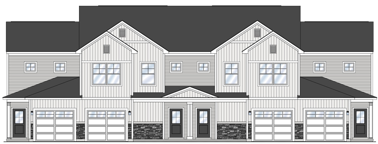 Leland-Azalea Condominiums Front Elevation
