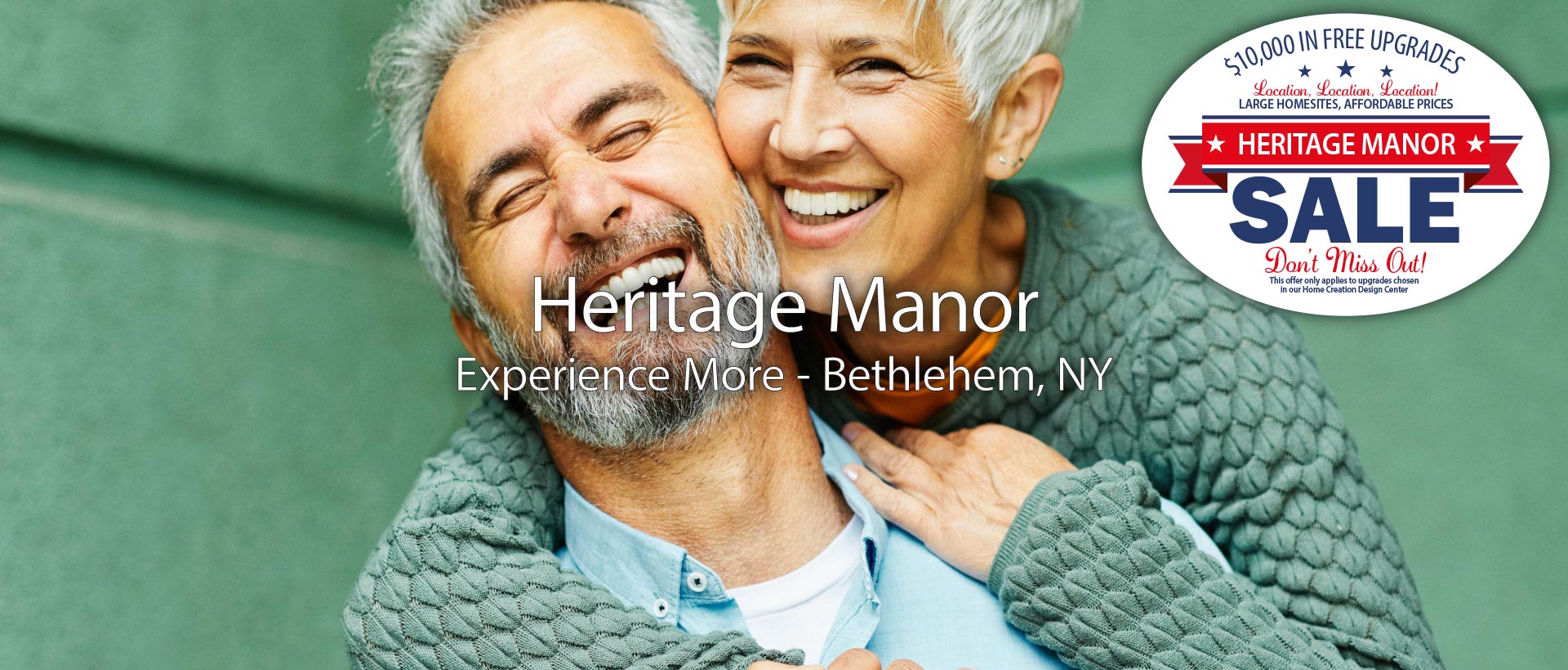 older couple smiling in their kitchen and enjoying life at heritage manor