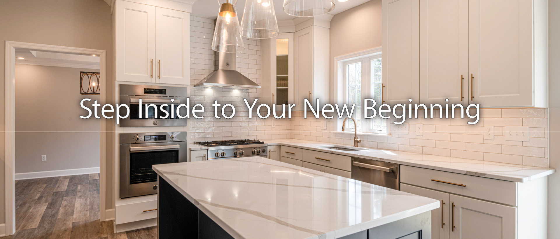kitchen with brown cabinets found in a single family home by amedore homes